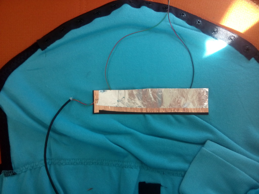 sitting sensor - conductive foil